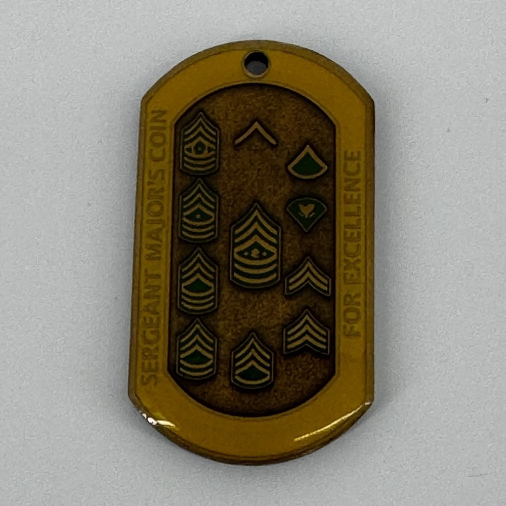 US Army 589th Support Bn Sergeant Major Coin "Support The Fight" Military Award